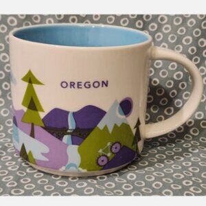 2017 Starbucks Oregon You Are Here Collection Coffee Mug 14 Oz